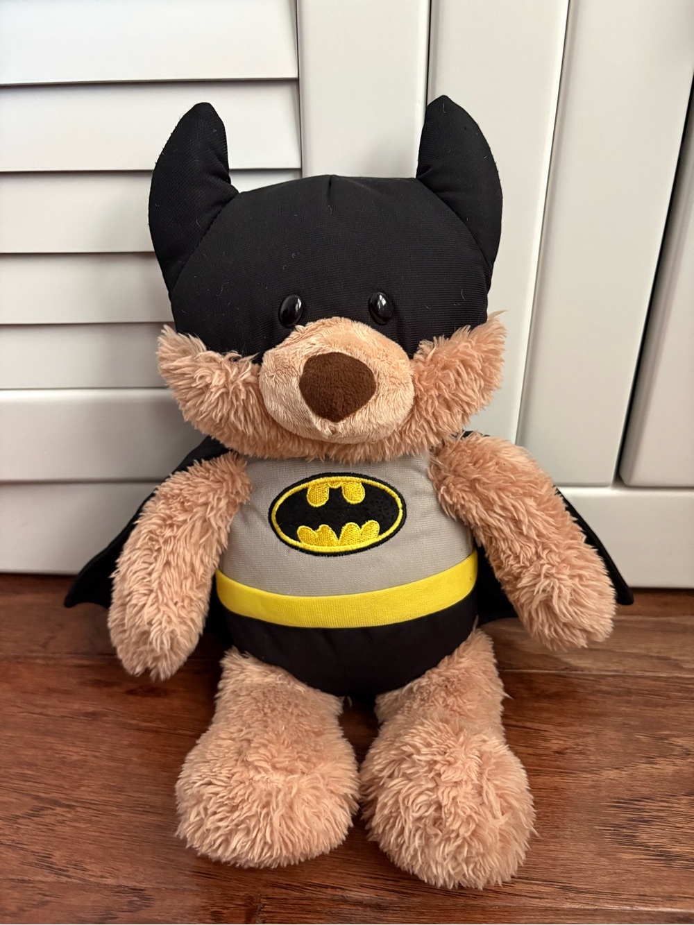 Gund DC Comics Batman Malone Plush Bear - Black, Tan, Yellow